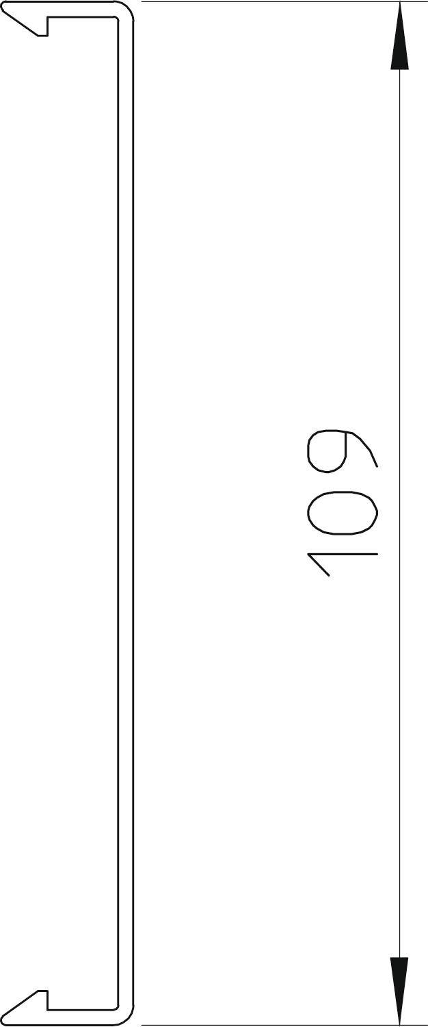 Diagramme d'un objet rectangulaire de 160 mm de long, représenté par des flèches à ses extrémités.