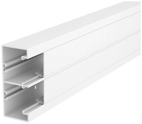 OBO Bettermann 6113200 Canal d'allège  (L x l) 2000 mm x 130 mm 1 pc(s) blanc