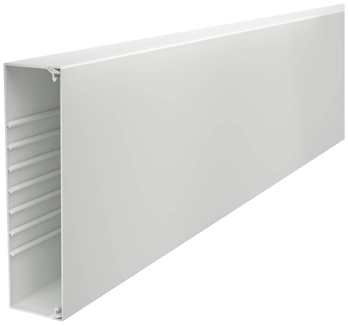 Un conduit de ventilation rectangulaire en métal gris, adapté pour une utilisation dans les systèmes de ventilation.
