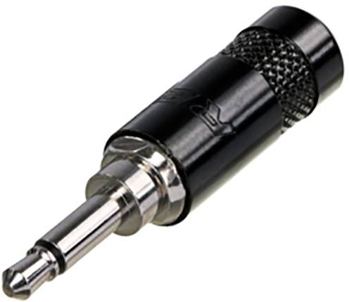 Prise audio noire, jack 3,5 mm, vue rapprochée. Utilisée pour les connexions de casques ou d'enceintes.