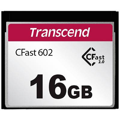 Carte mémoire 'Transcend CFast 602' de 16 Go avec technologie CFast 2.0.