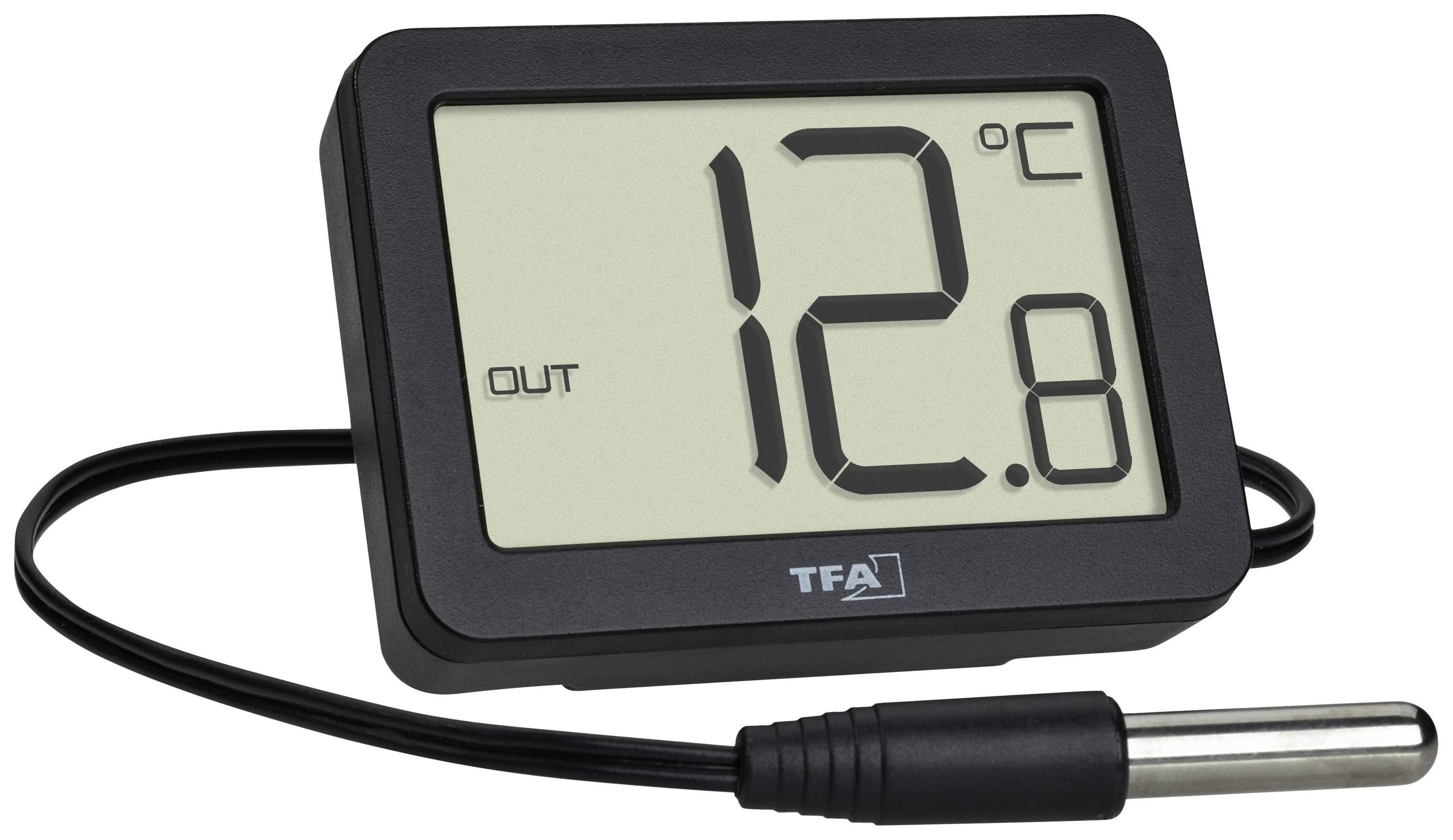 TFA Dostmann Buddy Thermomètre numérique radiopiloté noir - Conrad  Electronic France