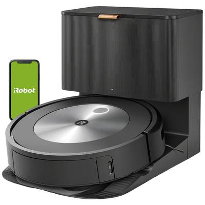 iRobot Roomba J7558 Aspirateur robot gris commande par application, compatible avec Alexa d'Amazon, compatible avec Goog