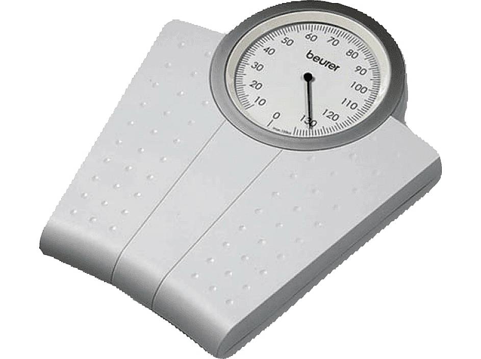 Beurer MS 50 Pèse-personne analogique 71600 Plage de pesée (max.)=135 kg blanc
