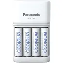 Chargeur de piles rondes NiMH avec accus Panasonic Smart & Quick BQ-CC55 +4x eneloop AA