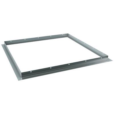 Un cadre métallique rectangulaire avec des trous pré-percés le long des bords, adapté pour des applications de montage ou de construction.