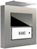 m-e modern-electronics ADV-1010 S Vistadoor Station audio d'extérieur pour interphone filaire Station extérieure 1 foyer argent