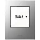 m-e modern-electronics 41302 Sonnette sans fil Emetteur éclairée, avec porte-nom