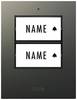 m-e modern-electronics 41305 Sonnette sans fil Emetteur éclairée, avec porte-nom