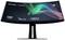 Un moniteur incurvé de ViewSonic, modèle ColorPro, 38 pouces, avec une courbure de 2300R, espace colorimétrique DCI-P3 et port USB-C.