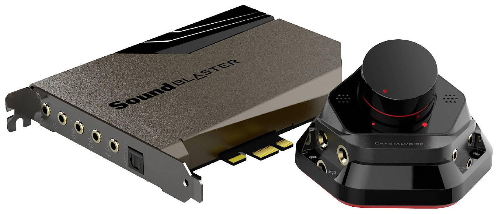Creative Sound Blaster AE-7 5.1 Carte son interne PCIe avec régulateur de volume externe