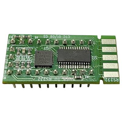 Une carte de circuit électronique verte avec plusieurs circuits intégrés et points de soudure, probablement destinée à un dispositif technique.