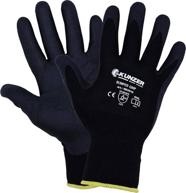Kunzer 9BUG10  Mousse de nitrile, Elasthane Gants de travail Taille (gants): 10, XL EN 388:2016, EN 420-2003    1 paire(s)