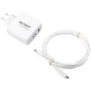 VOLTCRAFT UC-3ACX003 Chargeur USB 120 W intérieure Courant de sortie (max.) 5 A 3 x 1x USB-A, 2x USB-C® GaN