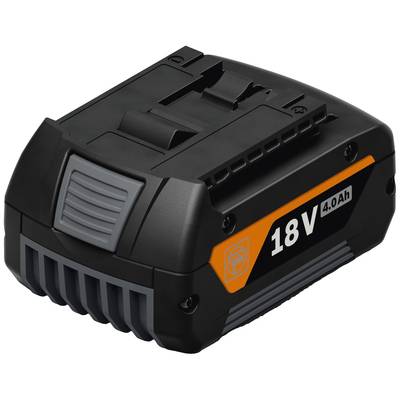 Batterie noir et gris 18V 4,0Ah pour outils électriques, compacte et portable.