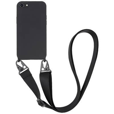 Vivanco Necklace Chaîne pour Smartphone Apple iPhone 7, iPhone 8, iPhone SE (2. Generation) noir