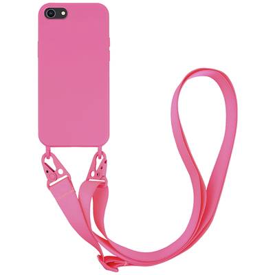 Vivanco Necklace Chaîne pour Smartphone Apple iPhone 7, iPhone 8, iPhone SE (2. Generation) rose