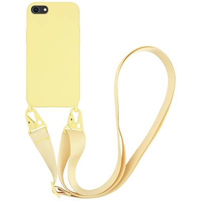 Vivanco Necklace Chaîne pour Smartphone Apple iPhone 7, iPhone 8, iPhone SE (2. Generation) jaune