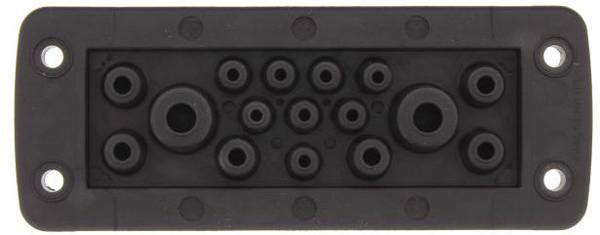 CONTA-CLIP KES 16/24 BK Introduction de câble vissable, avec membrane à perforer Ø trou de fixation 5.5 mm Ø max. des bornes 14.5 mm Polyamide 6.6 noir 1 pc(s)