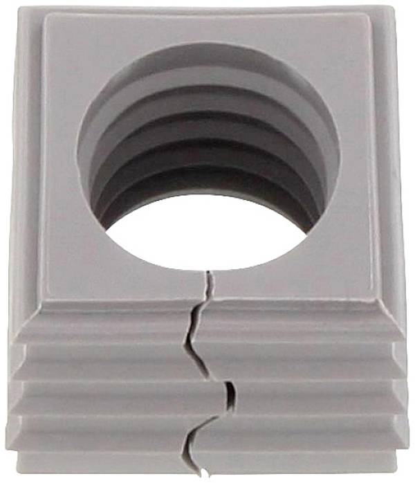 CONTA-CLIP KDS-DE 13-14 GR Élément d'étanchéité avec décharge de traction Ø max. des bornes 14 mm Elastomère thermoplastique gris 1 pc(s)