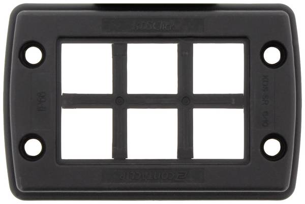 CONTA-CLIP KDS-Set 6/10 BK Passe-câbles Polyamide 6.6 noir 1 pc(s)
