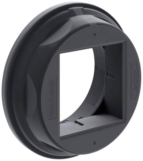 CONTA-CLIP KDS-R 40-63 BK Passe-câbles rond Ø trou de fixation 70 mm Polyamide 6.6 noir 5 pc(s)