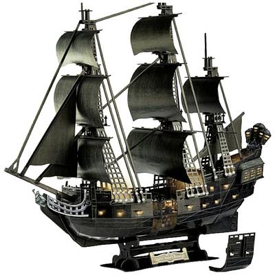 Maquette puzzle 3D la Perle noire (Black Pearl) en métal