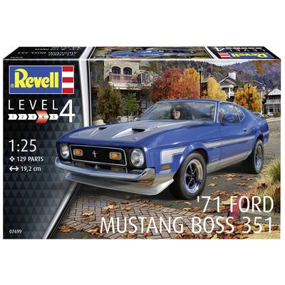Revell 07699 71 Mustang Boss 351 Maquette de voiture 1:25 - Conrad
