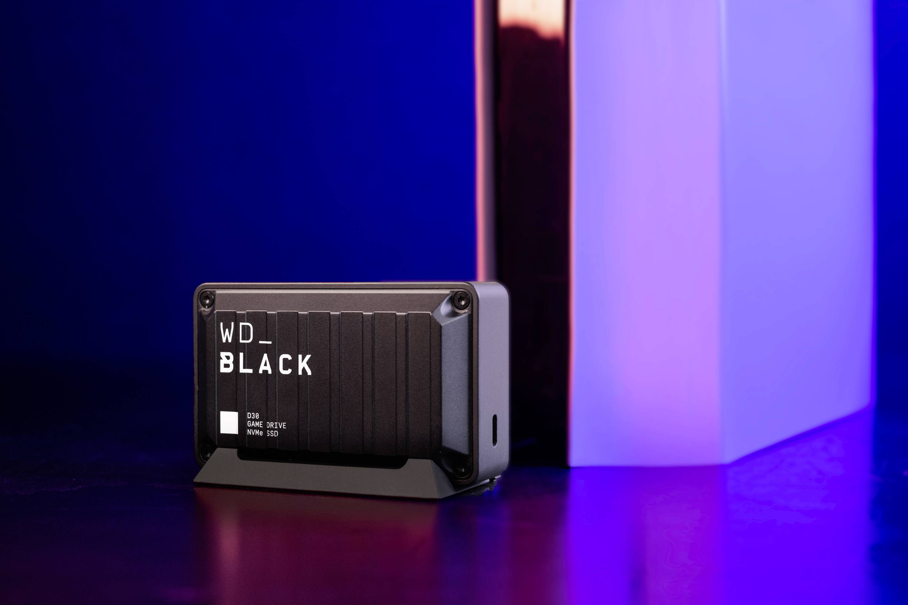 WD 500 GB Disque dur externe SSD USB-C® (USB 3.2 Gen 2) noir WDBATL5000ABK-8