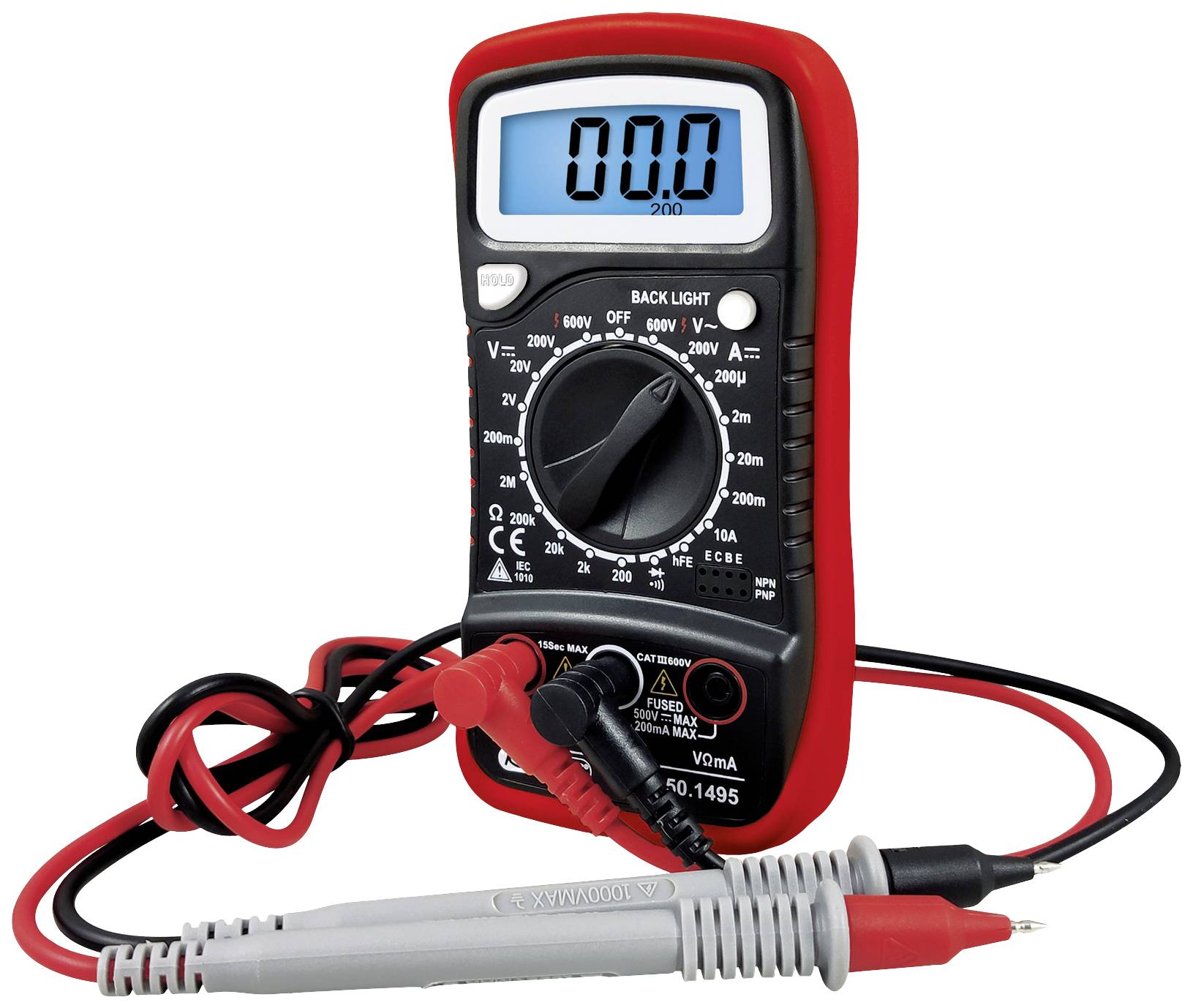 Multimètre numérique BT122900 - Brilliant Tools - Tension max 600V