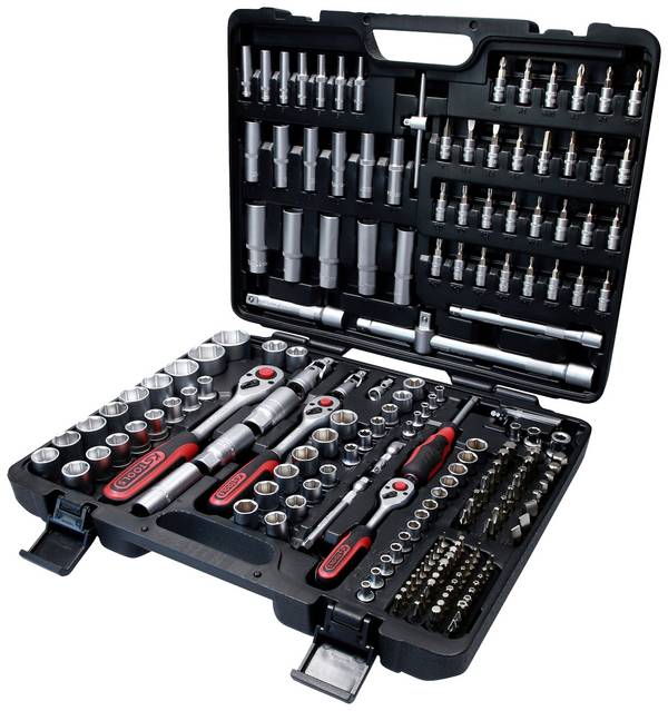 Jeu de clés à douille KS Tools 195 pièces