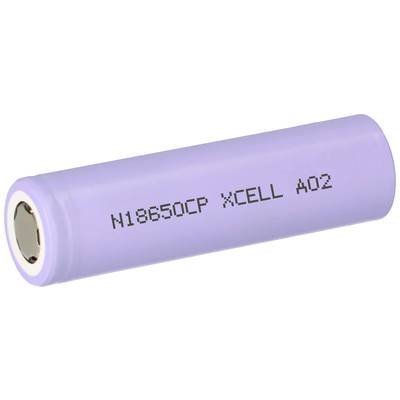 XCell N18650CP-35E Pile rechargeable spéciale 18650 à tête plate Li-Ion 3.6 V 3350 mAh