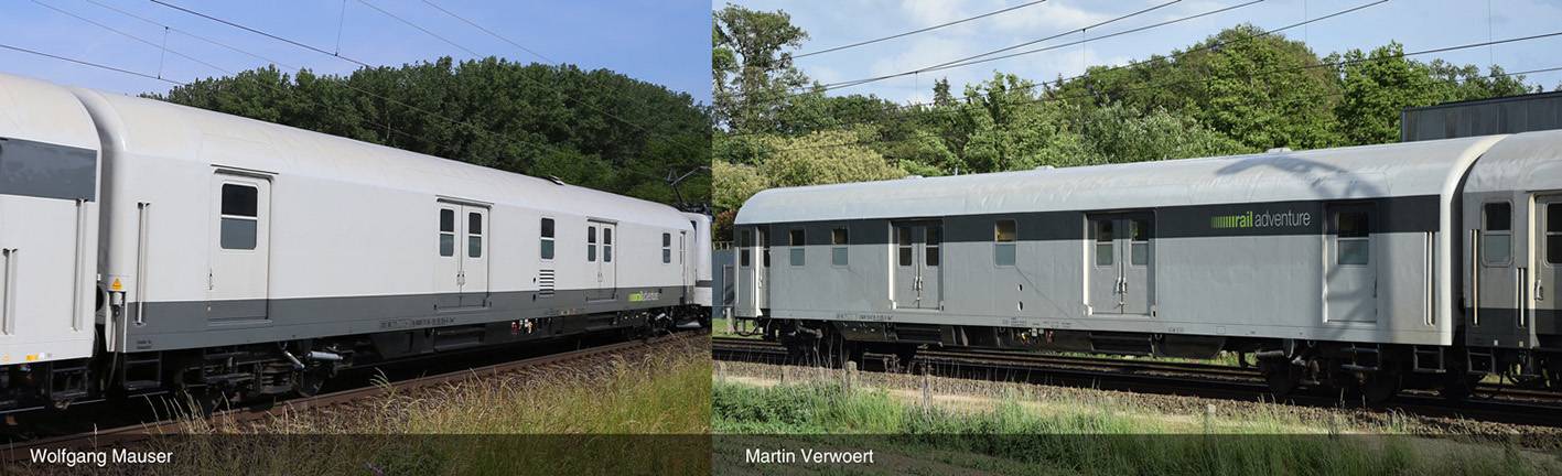 Arnold HN4419 Lot de 2 voitures à dôme (exPost-mrz) de RailAdventure