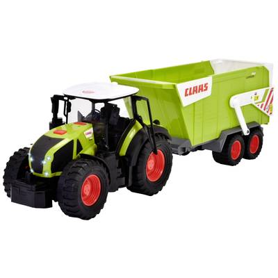 Tracteur agricole Dickie Toys CLAAS et remorque