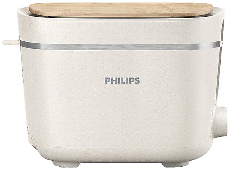 Philips Home Eco Conscious Edition 5000er Serie HD2640/10 Grille-pain blanc soie, mat