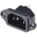 TRU COMPONENTS TC-10475840 Connectique pour appareils réfrigérants C8 embase mâle verticale Nombre total de pôles: 3 10