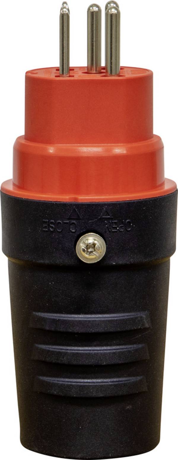 Brennenstuhl 1081482055 Fiche d'alimentation suisse   230 V, 400 V noir, rouge IP55