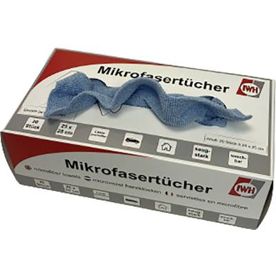 Chiffons en microfibre en boîte IWH 071125 20 pc(s) (L x l) 250 mm x 250 mm
