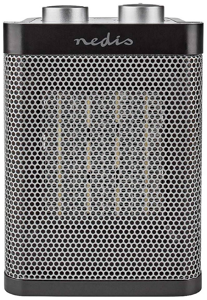 Nedis HTFA16GY Radiateur soufflant céramique HTFA16GY 15 m² gris, noir
