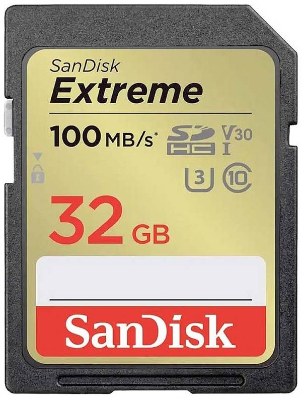SanDisk Extreme PLUS Carte SDXC  32 GB UHS-I résistance aux chocs, étanche