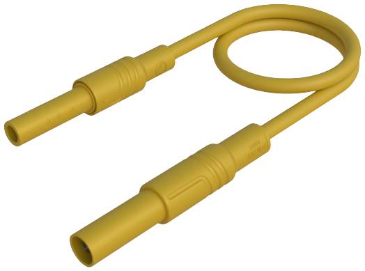 SKS Hirschmann 934047103 Test Lead 4mm plug/jack 200cm Yellow
