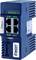 Un dispositif industriel bleu à la mode avec quatre ports Ethernet et des voyants LED verts. Le texte 'Cosy+' et le logo de marque 'Ewon' sont visibles.