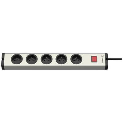 Multiprise - 3 ou 6 prises - avec interrupteur - longueur de câble 1,4 m -  indice de protection IP 20