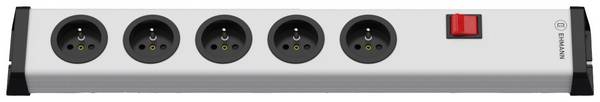 Multiprise sans câble Ehmann 0201x02052300  gris sans fiche 1 pc(s)