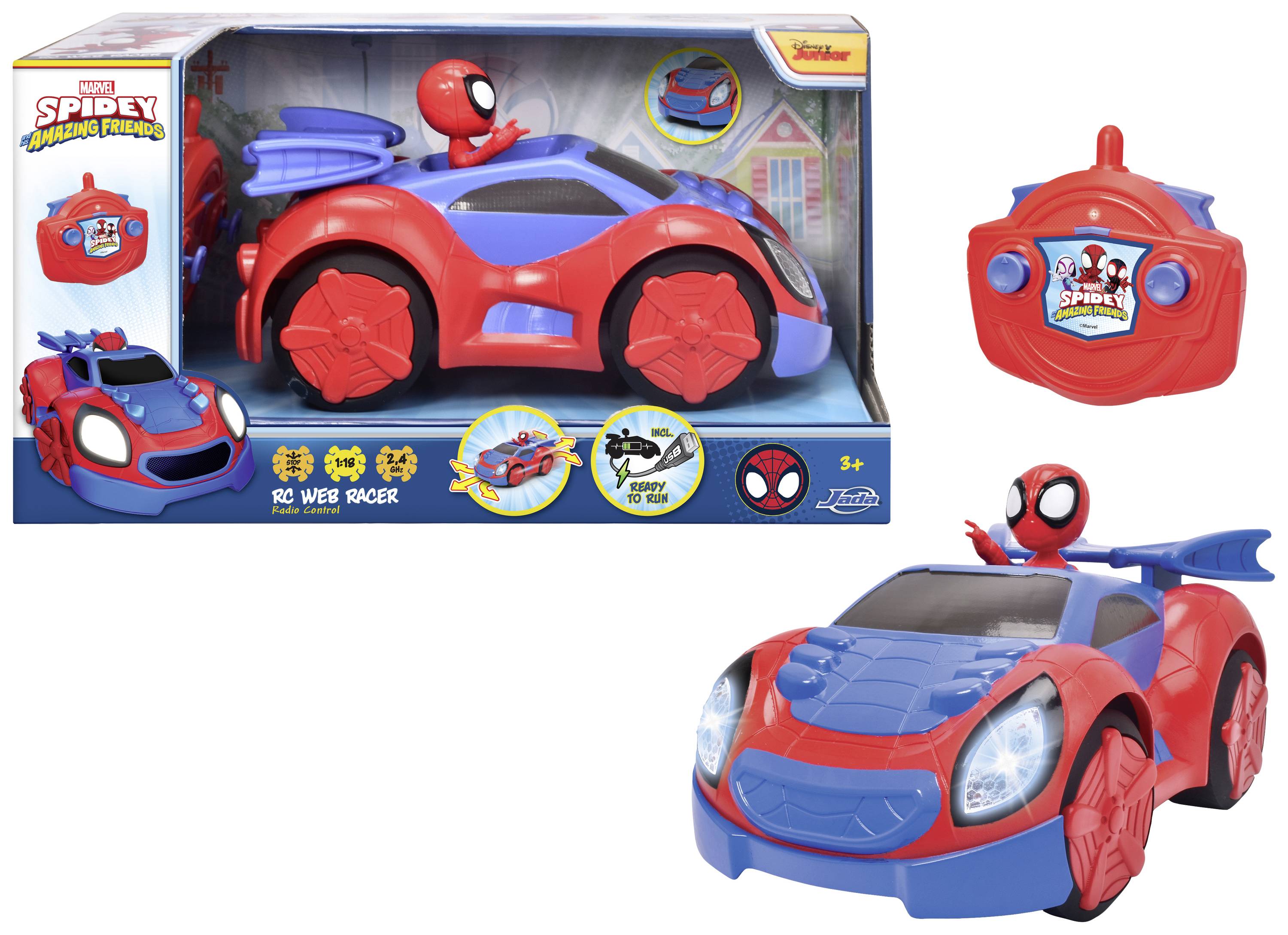 Smoby - Spider-man - Spidey - Marche voiture