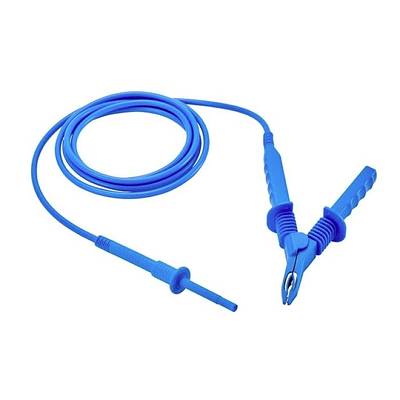  Chauvin Arnoux P01295520   Câble de mesure HV 15 kV 3M avec pince crocodile bleue 1 pc(s)