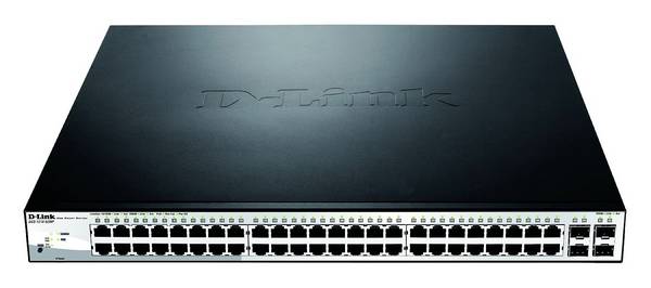 D-Link DGS-1210-52MP/E DGS-1210-52MP/E Switch réseau 48+4 ports 104 Gbit/s fonction PoE