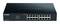 Capture d'écran d'un commutateur réseau D-Link à 16 ports Ethernet. Indicateurs LED à gauche pour le statut et l'activité.