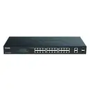 D-Link DGS-1100-26MPV2/E DGS-1100-26MPV2/E Switch réseau 24+2 ports 56 GBit/s fonction PoE