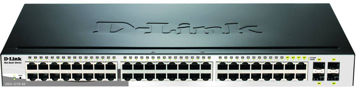 D-Link DGS-1210-48/E DGS-1210-48/E Switch réseau 48+4 ports 96 GBit/s pare-feu intégré-0
